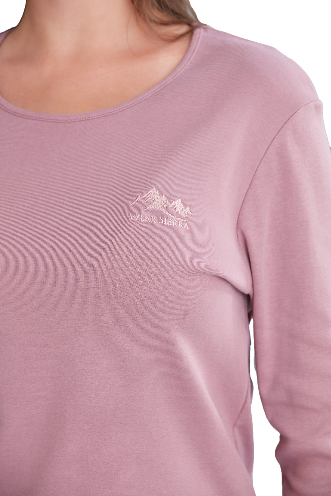 Long Sleeve Scoop Neck T Shirt for Women in Pretty Fall Colors - Wear Sierra