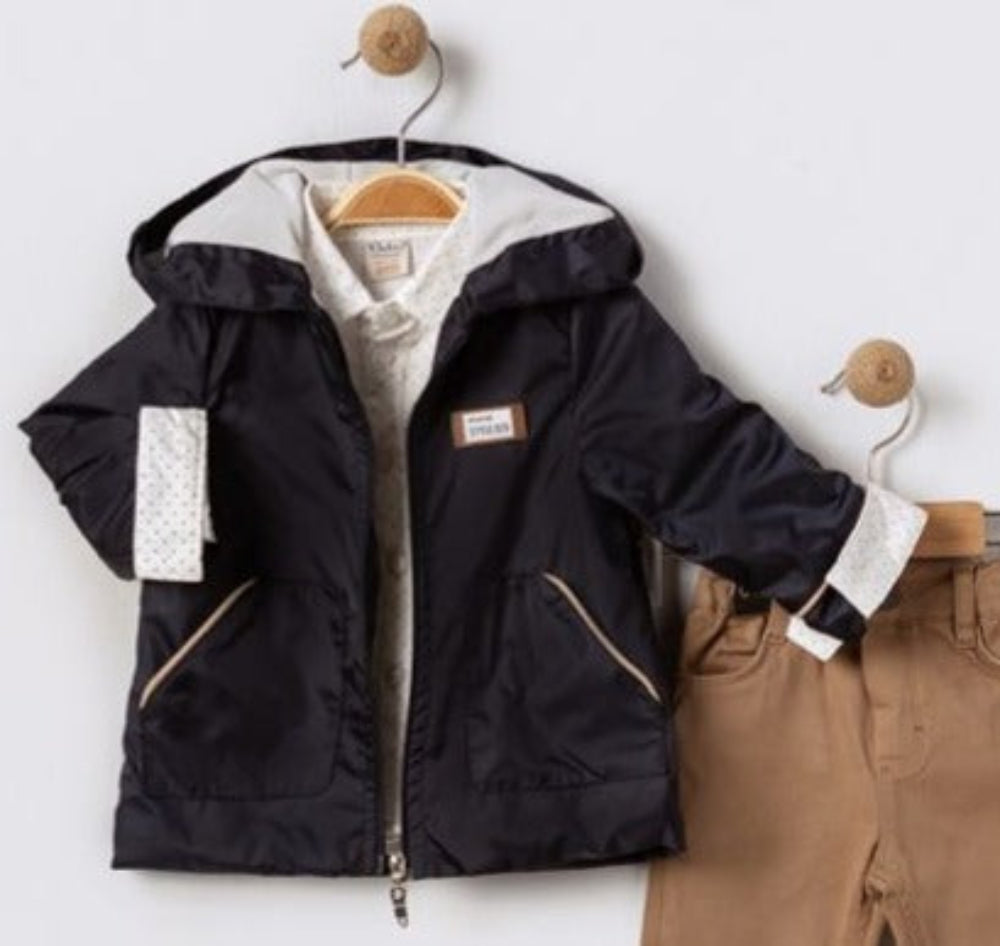 Little Boys' 3 Piece Jacket, Pants and Button Up Long-Sleeve Shirt Set - Great Birthday Gift for Your Toddler