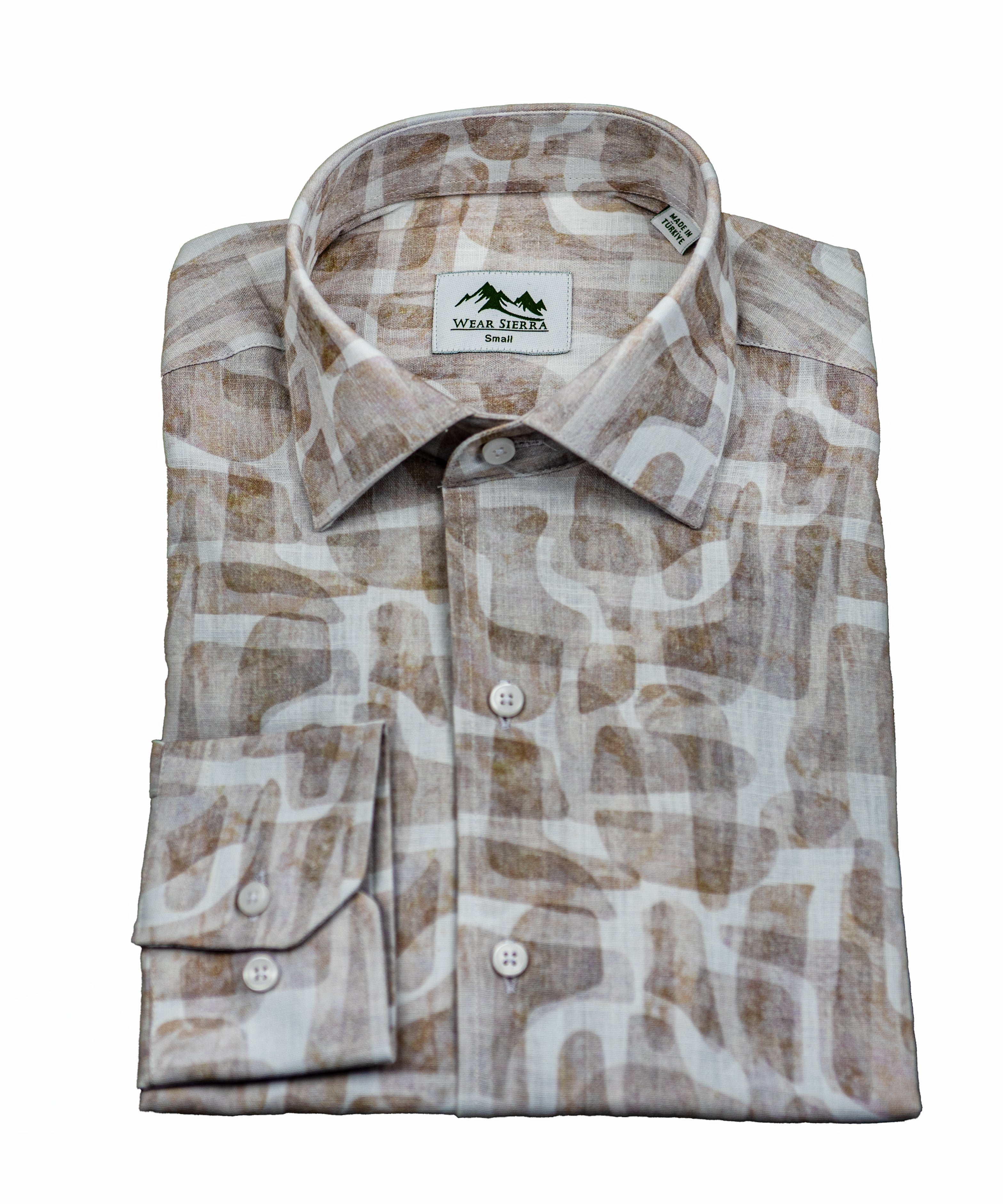 Wear Sierra Top Shelf Men's Cotton Long Sleeve Button Up Shirts in Gray