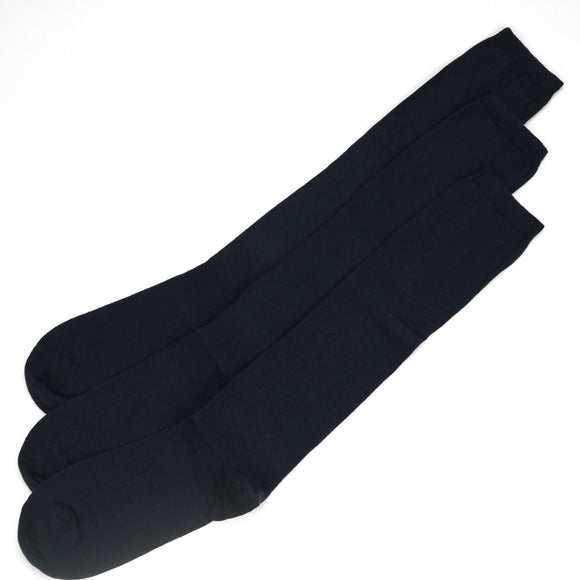 Women's 100% Combed Cotton Knee Hi 3 Pair Pack