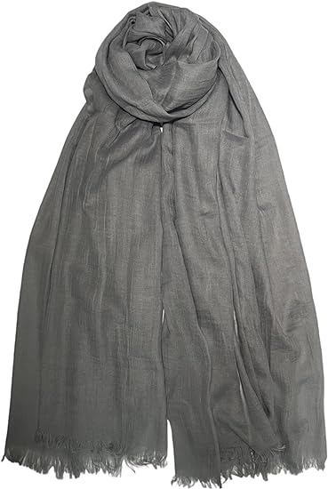 light weight scarves grey