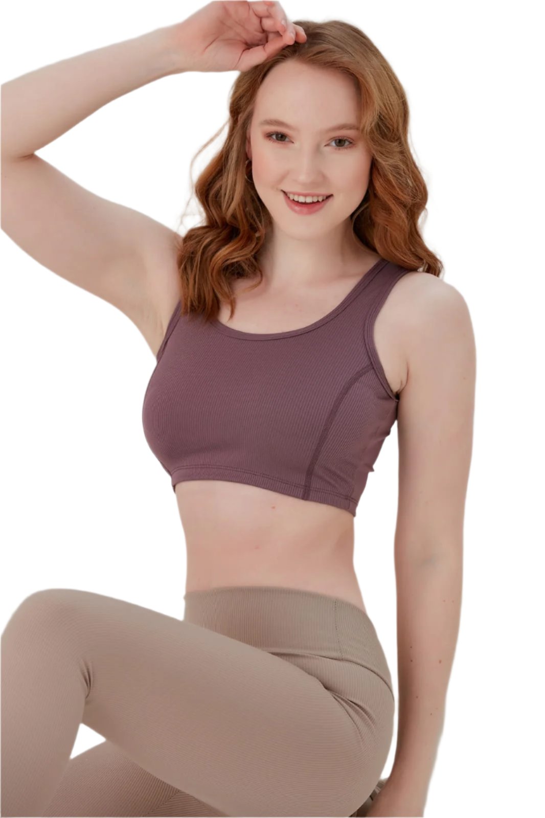 Juniors' and Women's Unlined Sports Top Activewear, Comfortable Soft Bra for Yoga, Walking, Sports - Wear Sierra