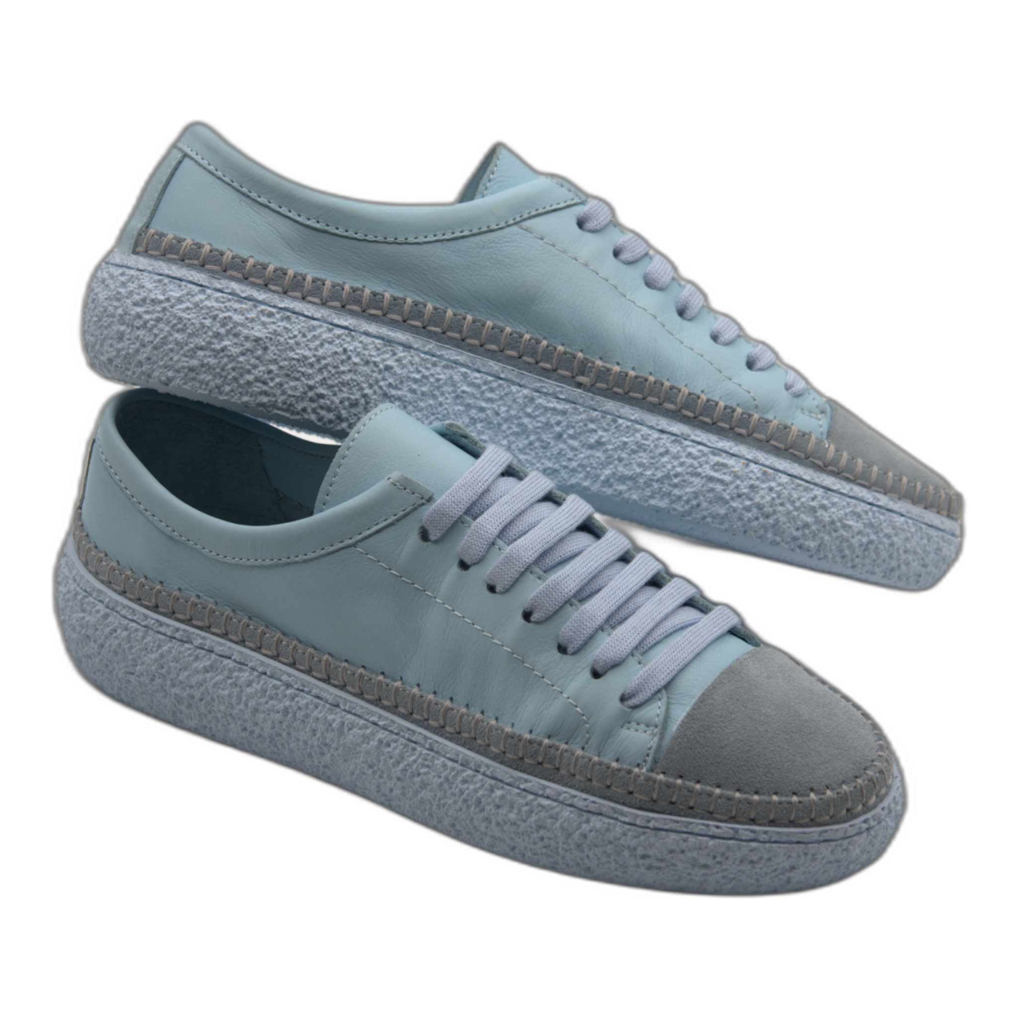 Women's Colorful Leather Sneakers - Great for the Office, Casual Days (Aimee Style)