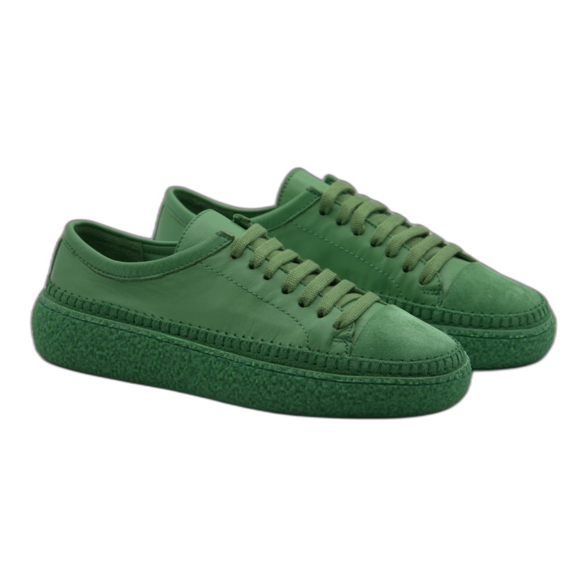 Women's Colorful Leather Sneakers - Great for the Office, Casual Days (Aimee Style)