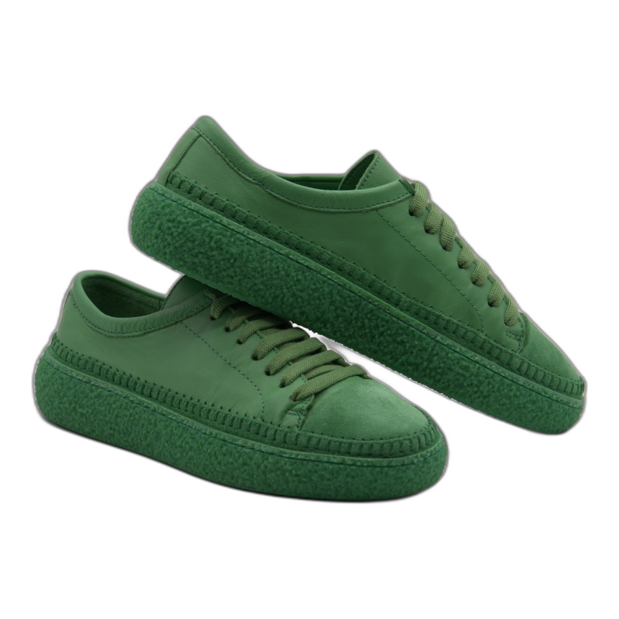 Women's Colorful Leather Sneakers - Great for the Office, Casual Days (Aimee Style)