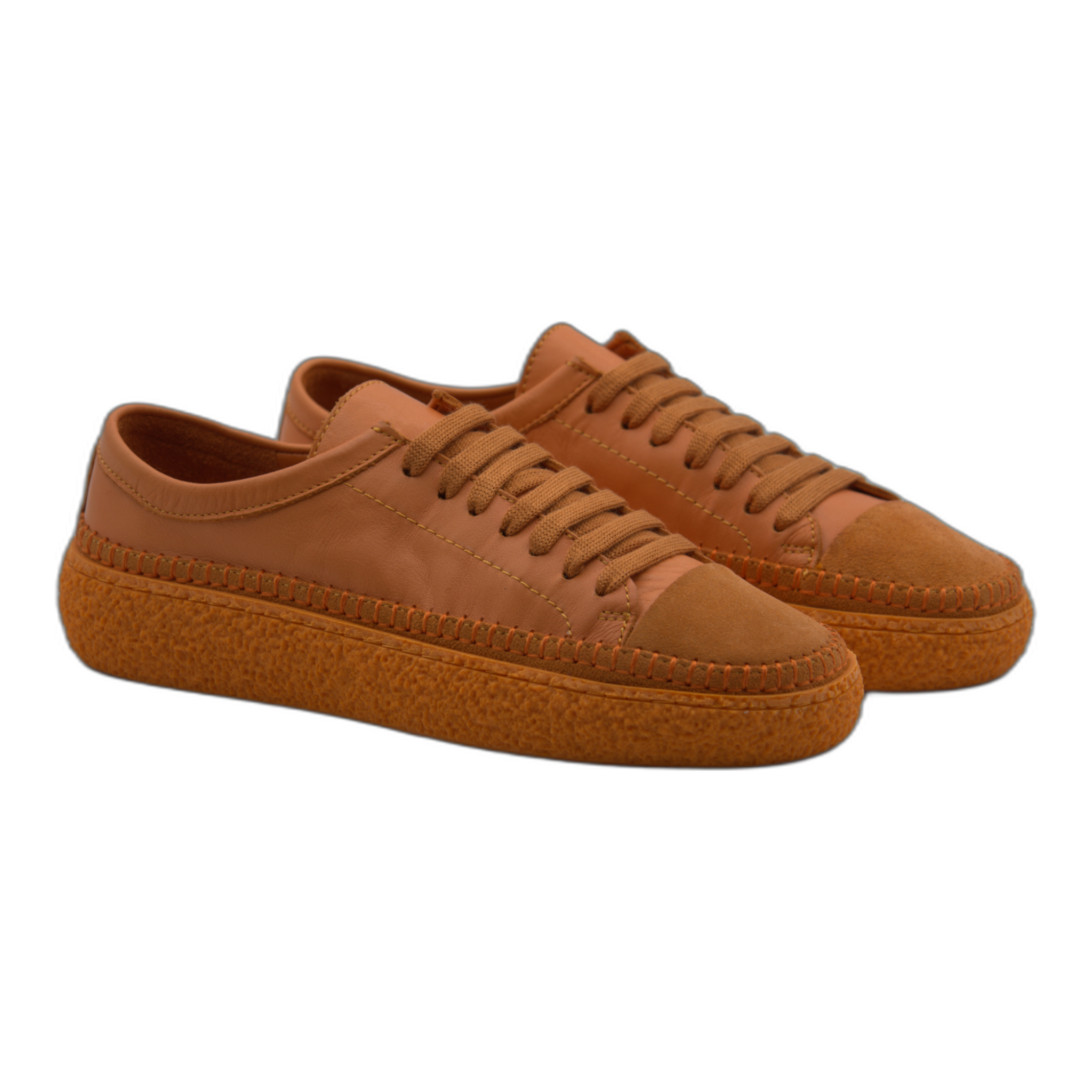 Women's Colorful Leather Sneakers - Great for the Office, Casual Days (Aimee Style)