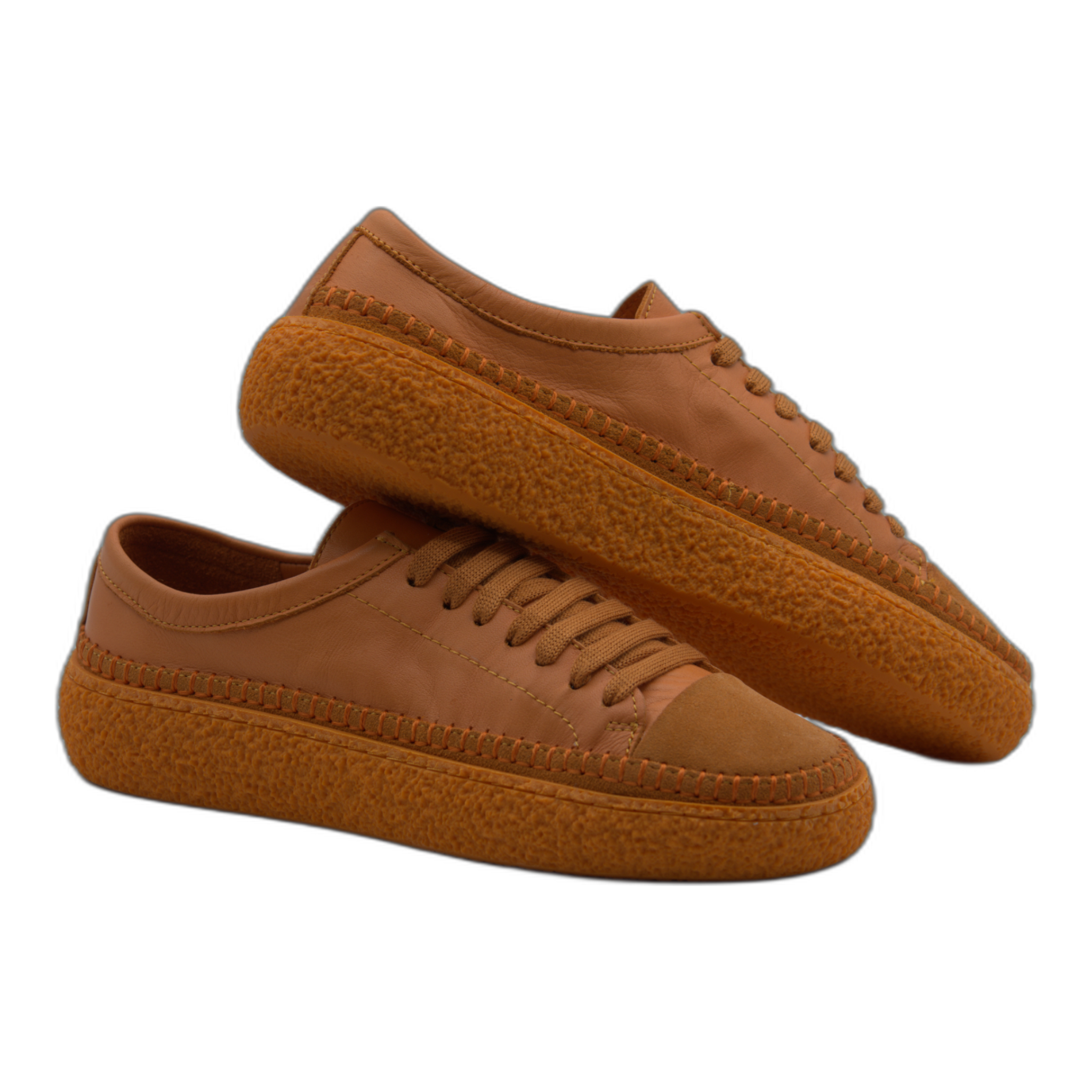 Women's Colorful Leather Sneakers - Great for the Office, Casual Days (Aimee Style)