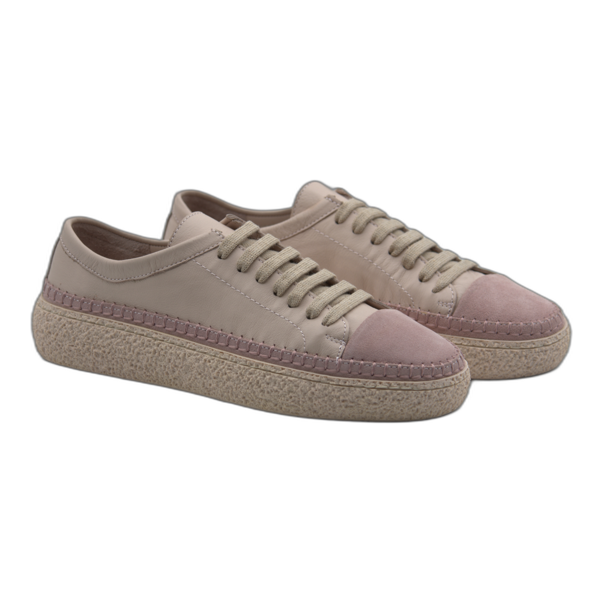 Women's Colorful Leather Sneakers - Great for the Office, Casual Days (Aimee Style)