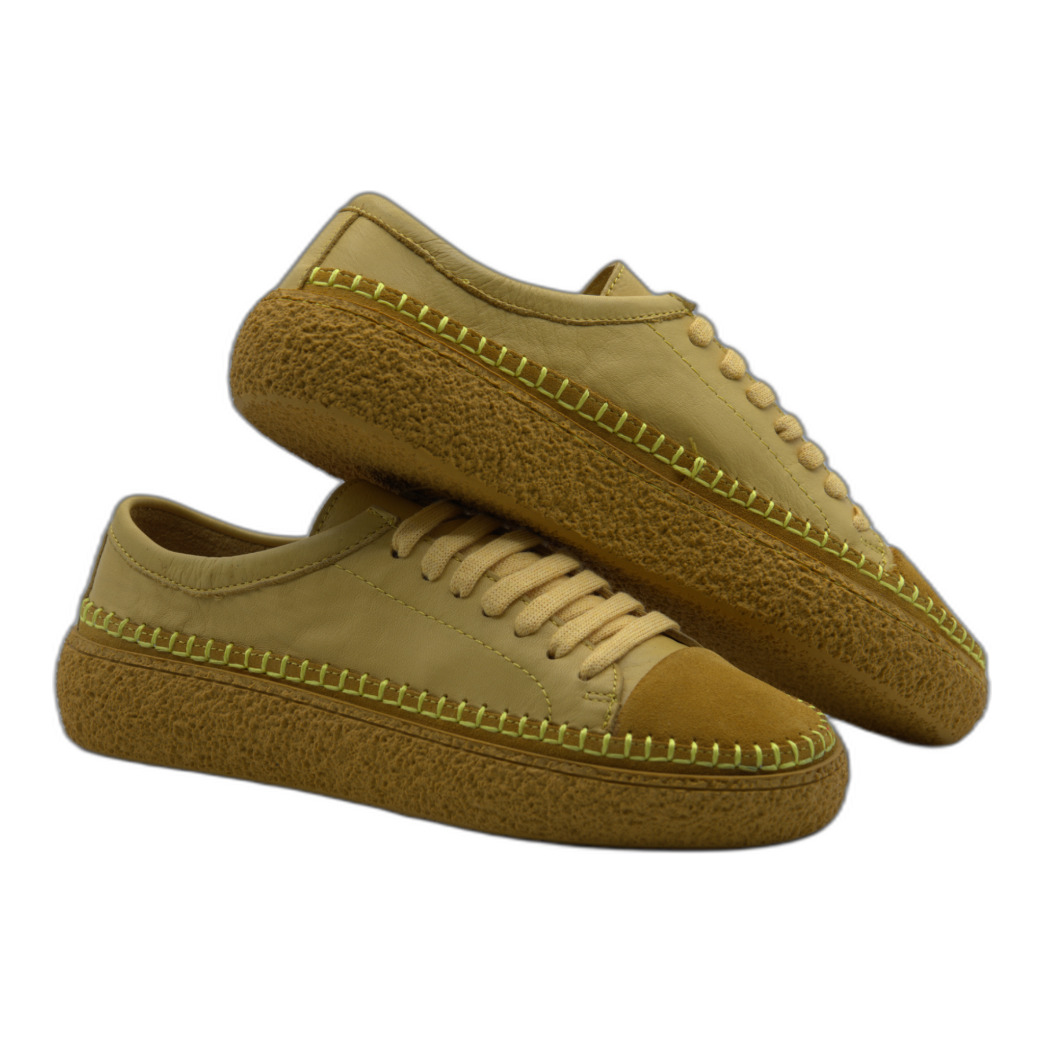 Women's Colorful Leather Sneakers - Great for the Office, Casual Days (Aimee Style)