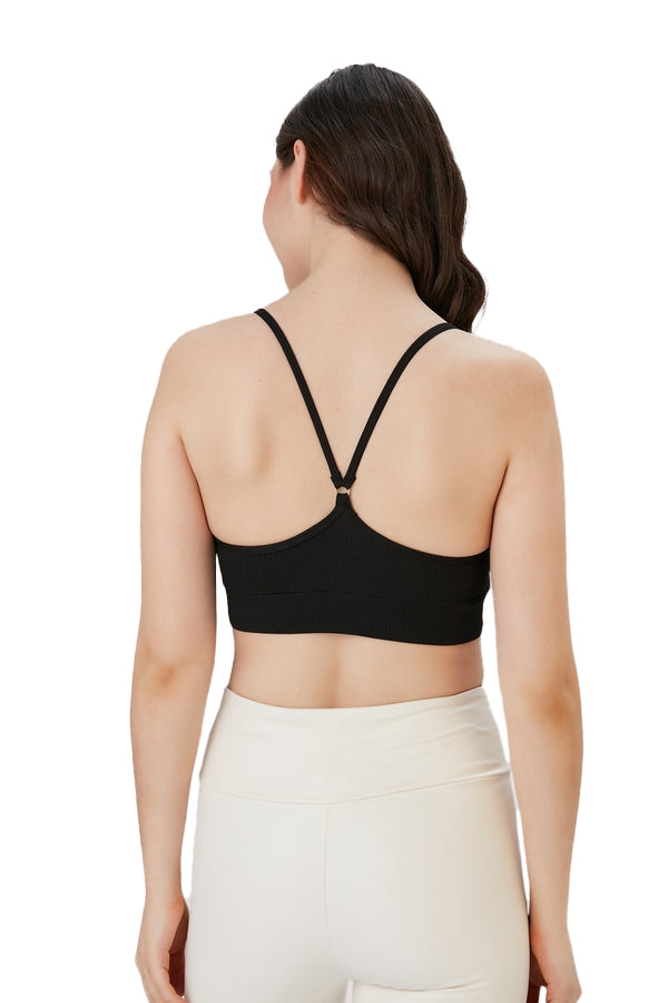 Padded Ladies' Workout Wear, Spaghetti Strap Racer Back, Round Neck Top - NEW ARRIVALS! - Wear Sierra