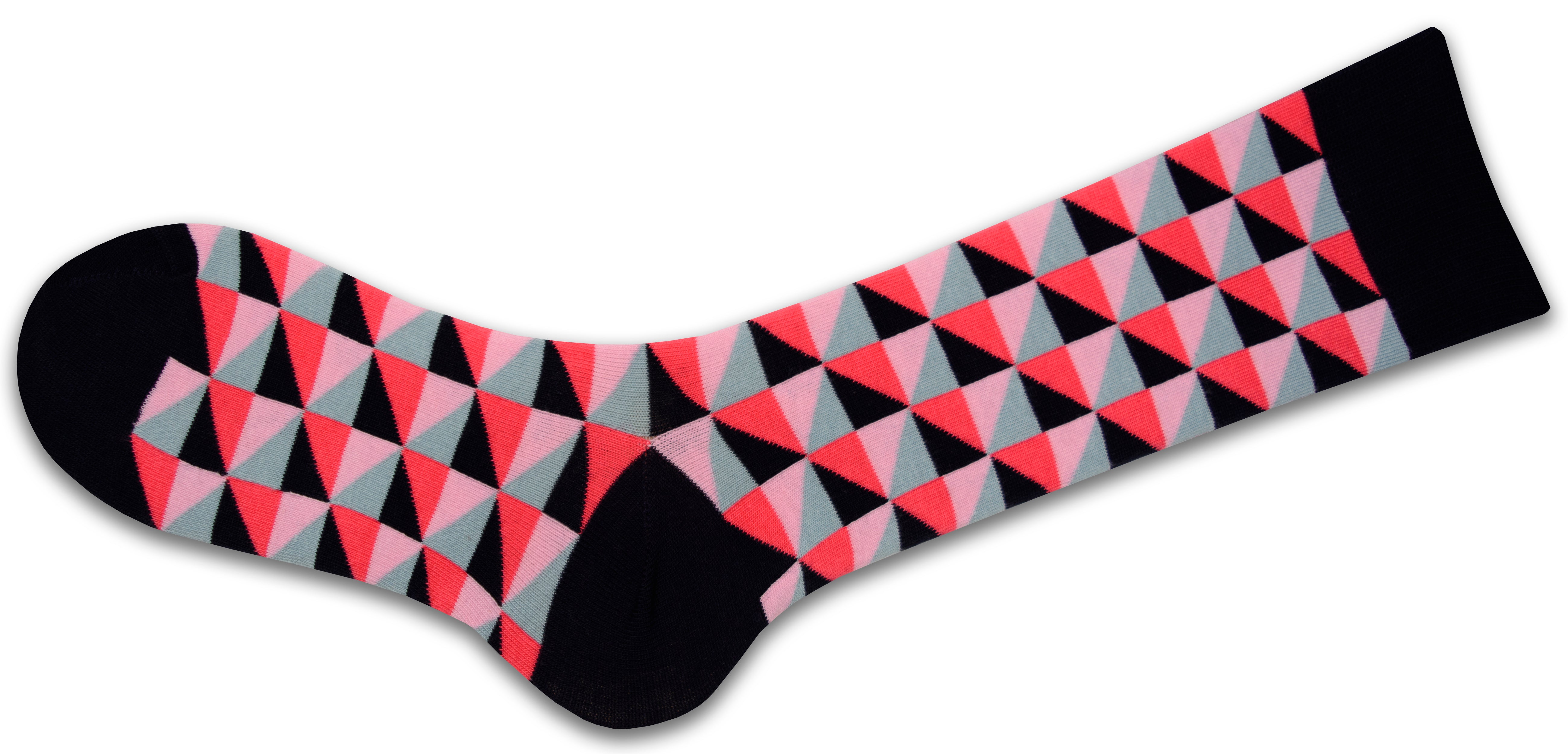 Men's Combed Cotton Crew Socks - Dressy to Casual Wear