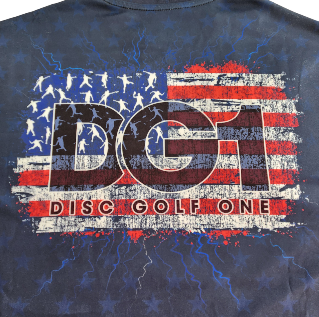 Disc Golf Themed Performance Short Sleeve Shirts Great for Outdoor Sports Enthusiasts - Big & Tall Sizes