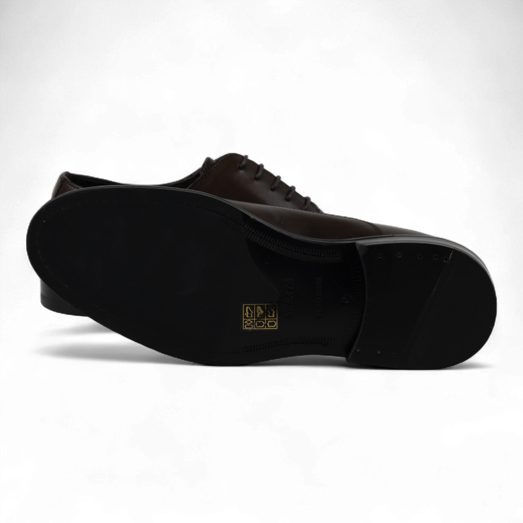 Men's Classic Leather Dress Shoes in Brown - Great Pick for the Office!  (Diogenes Style)