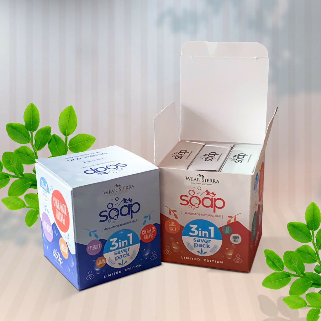 Wear Sierra natural soap bars.