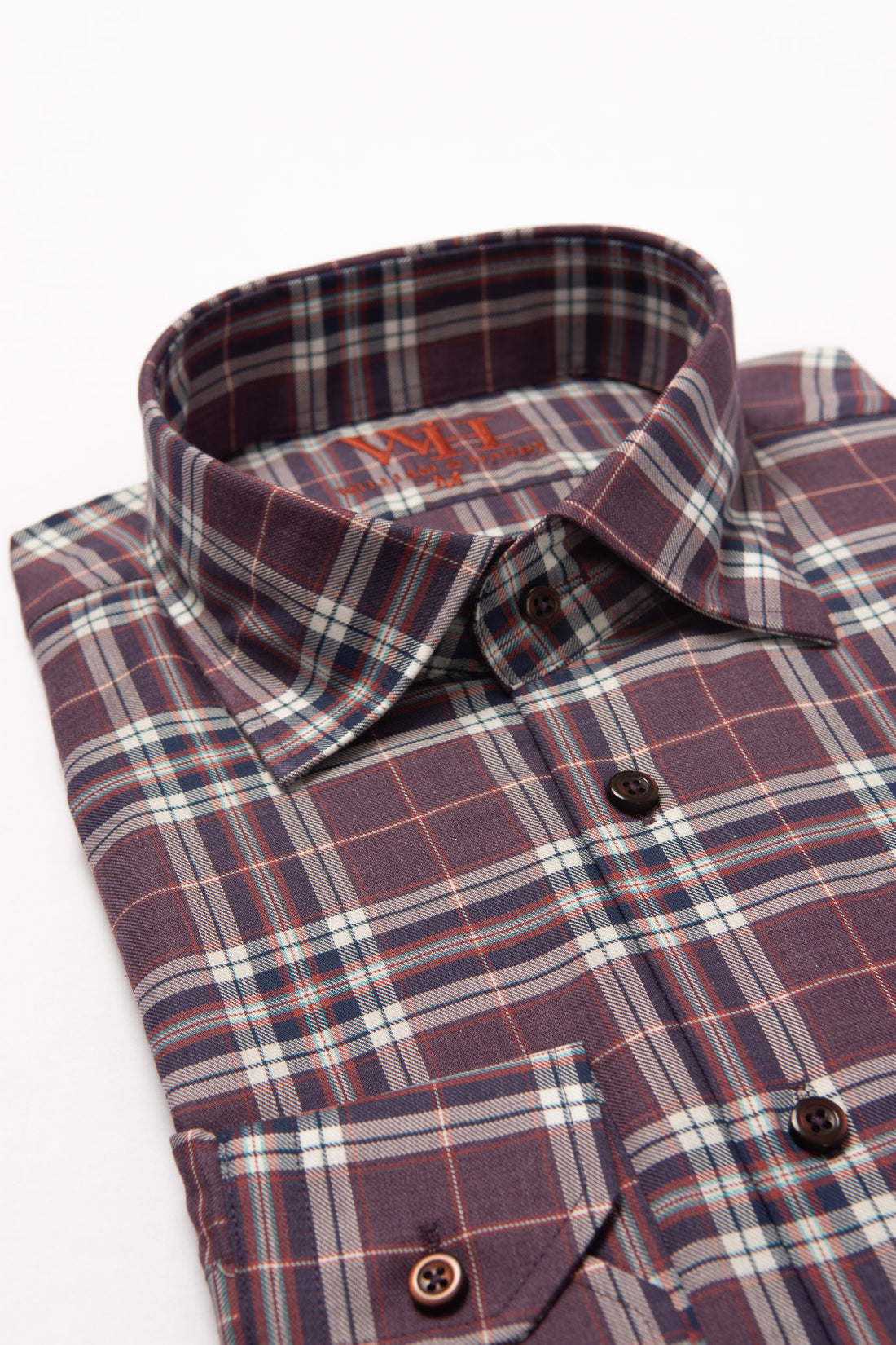 BurgundyPlaidShirt