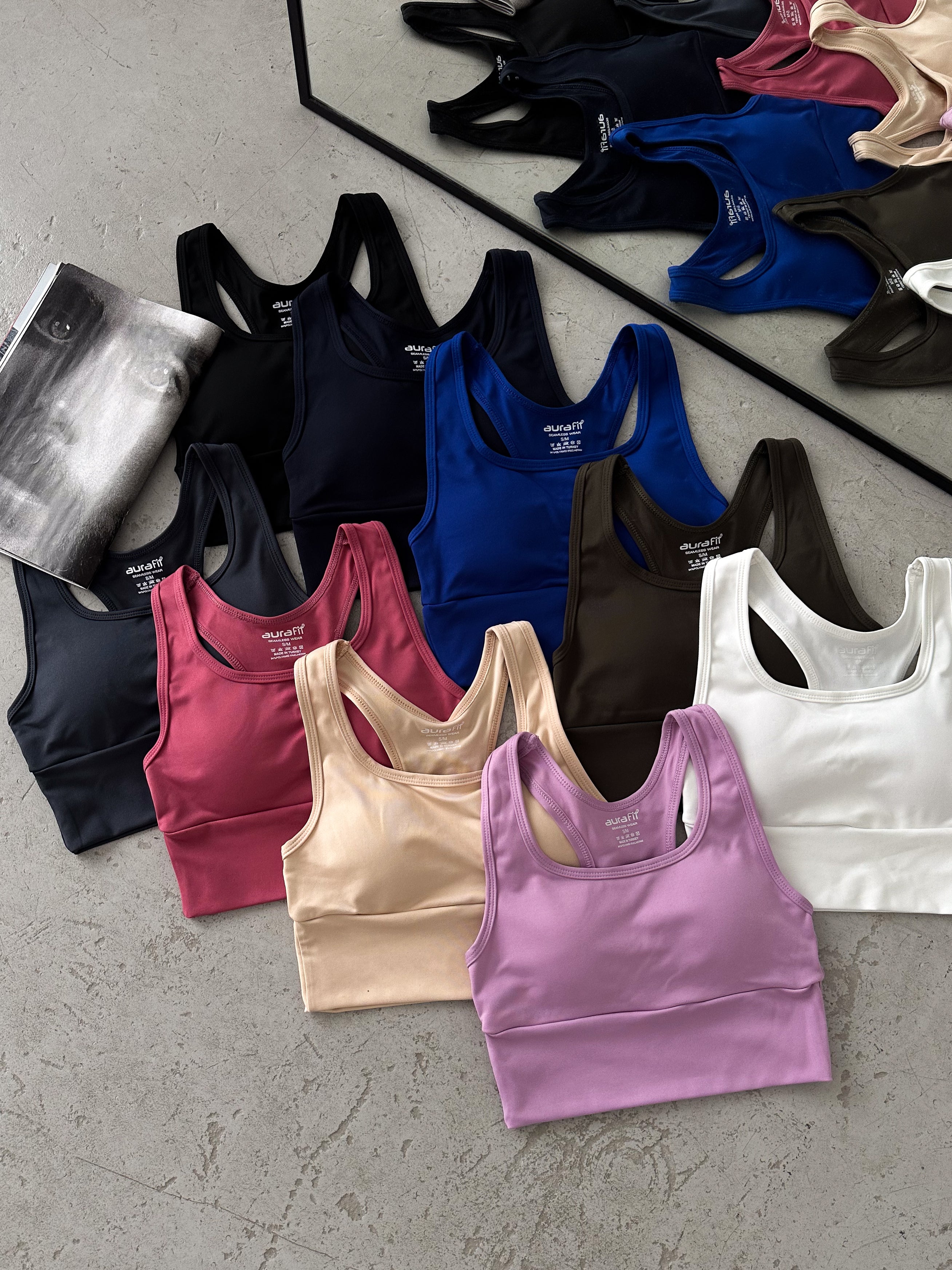 Juniors' and Women's Sports Top Bra, Soft, Tag Less Super Comfortable Activewear - Wear Sierra