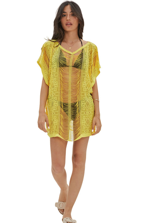 Ladies Beachwear - Pool Cover Up, Fun Summer Dress Swimsuit Coverups, Stylish, Lightweight, and Breathable Swimwear Accessories - Wear Sierra