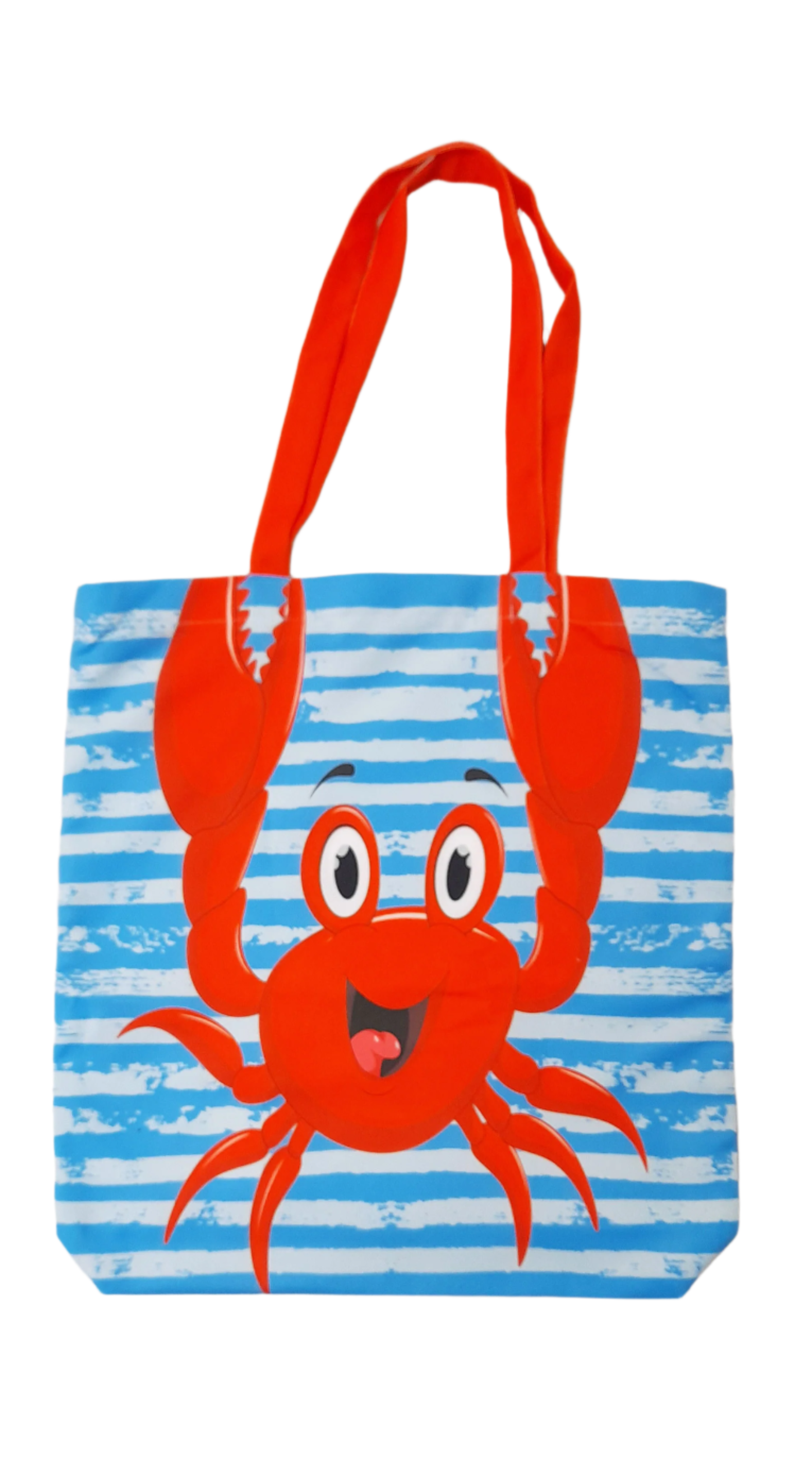Crab Patterned Tote Bag - Great for the Beach or Cruise