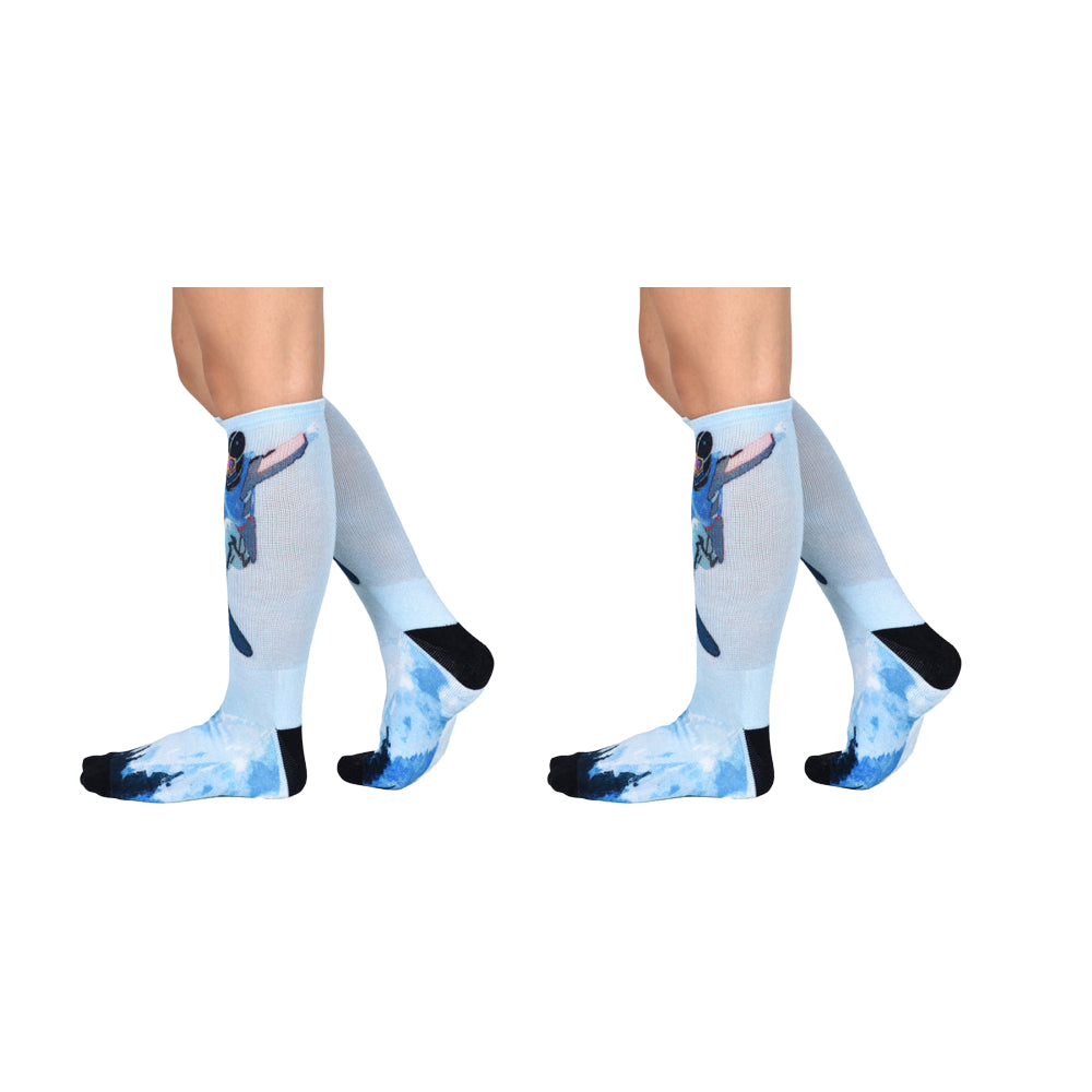 Men & Women's CoolMax Knee-High Socks, Nature Inspired Collection for Men & Women Eco-Friendly Knee High Socks
