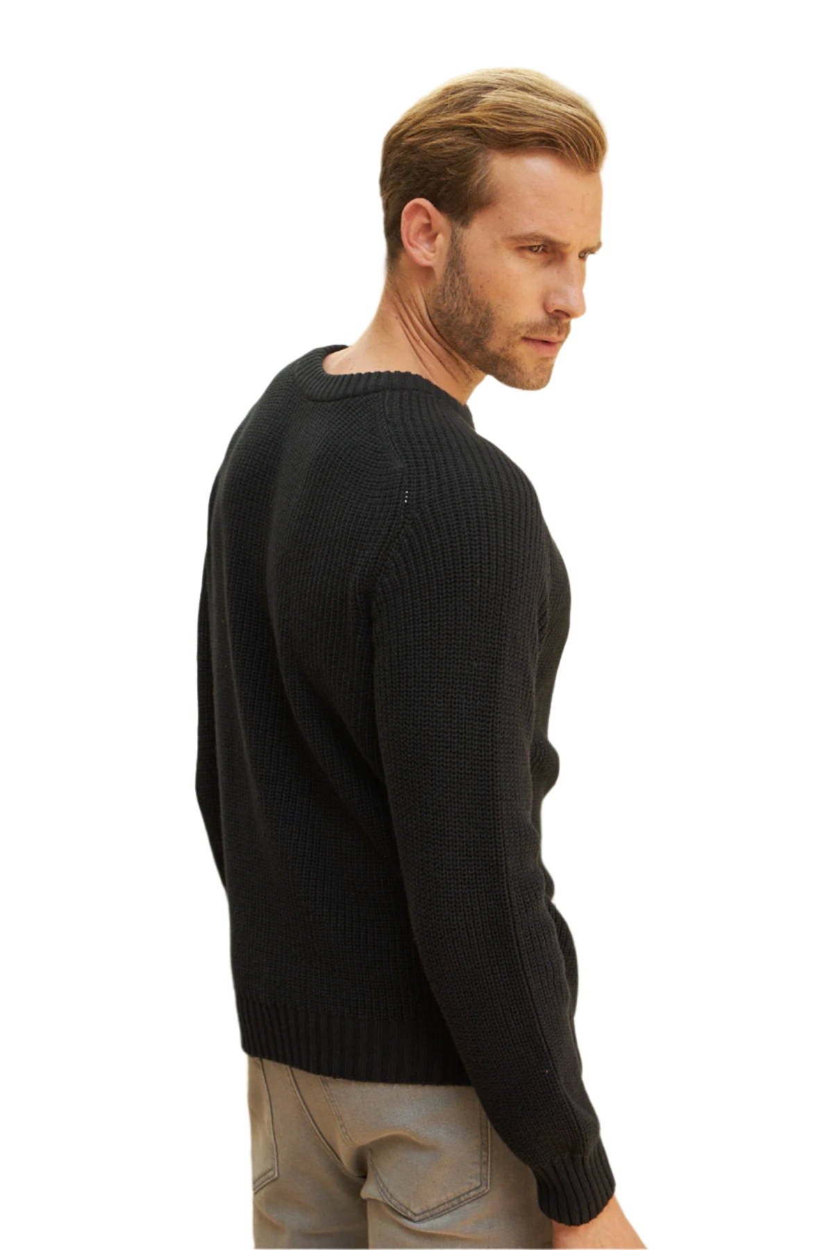 Men's Long-Sleeve Crewneck Mid-Weight Pullover Sweater in Many Popular Colors - Great Gift for Husband, Dad or Boyfriend