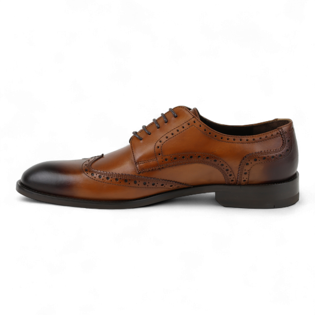 Men's Wingtip Dress Shoes in All Leather (Plotinus Style)