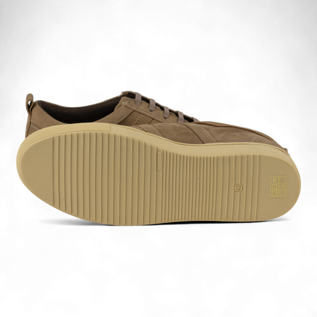 Men's Nubuck Leather Sneakers - Perfect for Casual Wear (Spinoza Style)