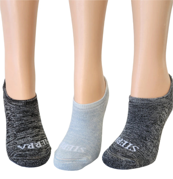No Show Arch Support Bamboo Cushioned Socks for Women