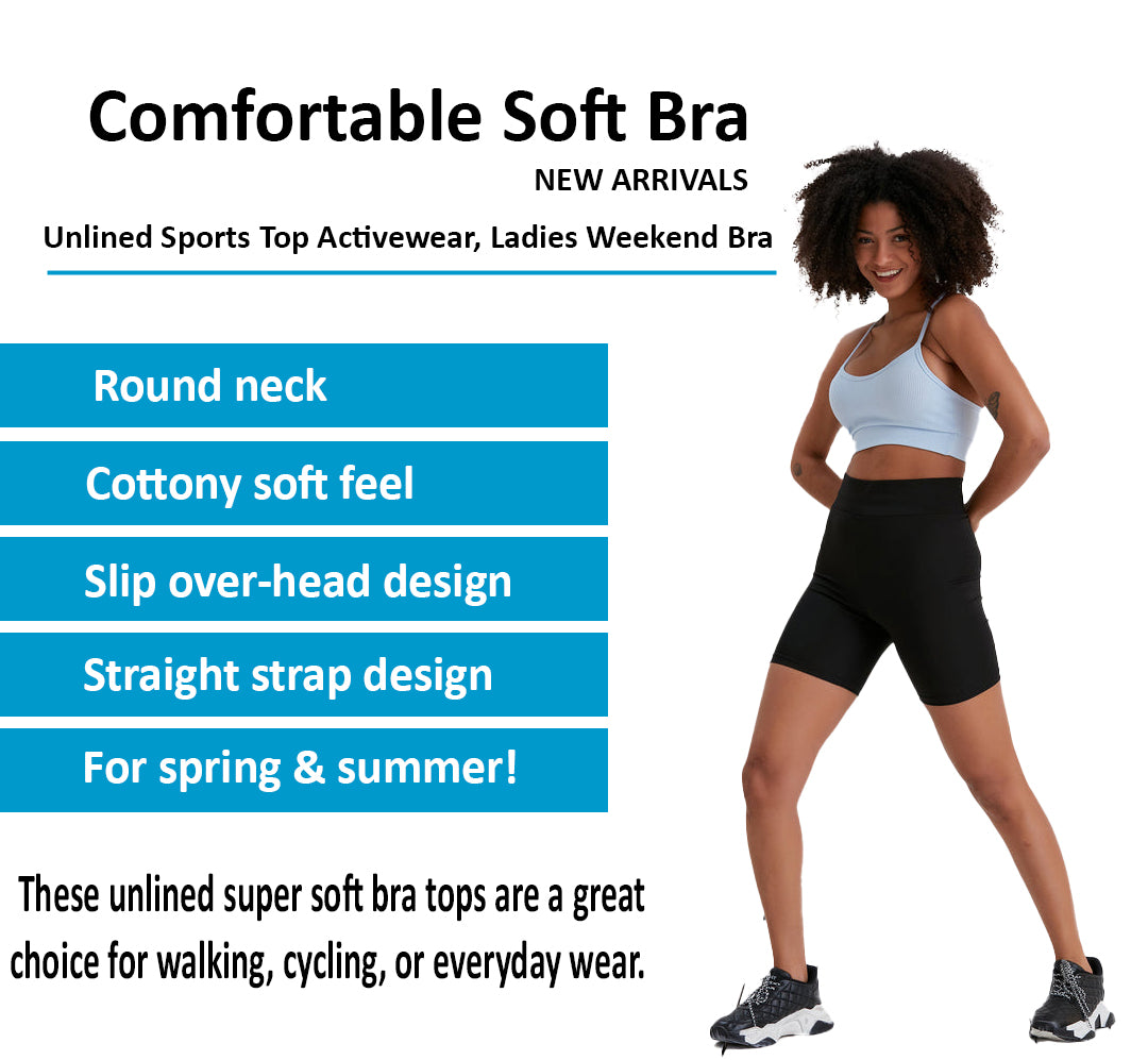 Padded Ladies' Workout Wear, Spaghetti Strap Racer Back, Round Neck Top - NEW ARRIVALS! - Wear Sierra