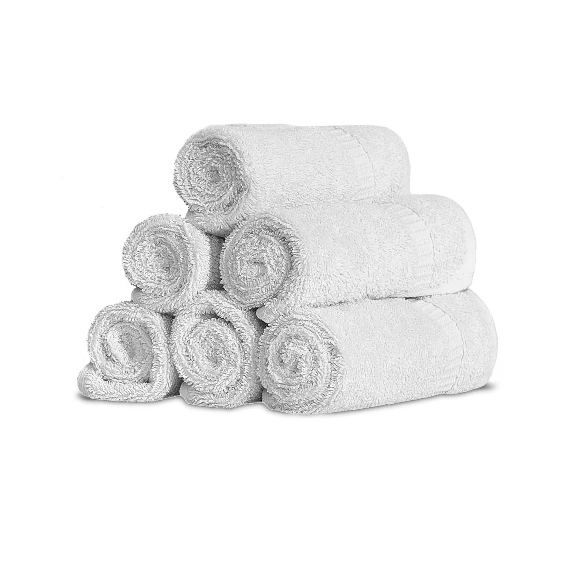 Wear Sierra Hamptons Luxury Turkish Washcloth Set, 100% Turkish Cotton, Quick Drying, High Absorbency, Ultra Soft Towels For Home and Spa