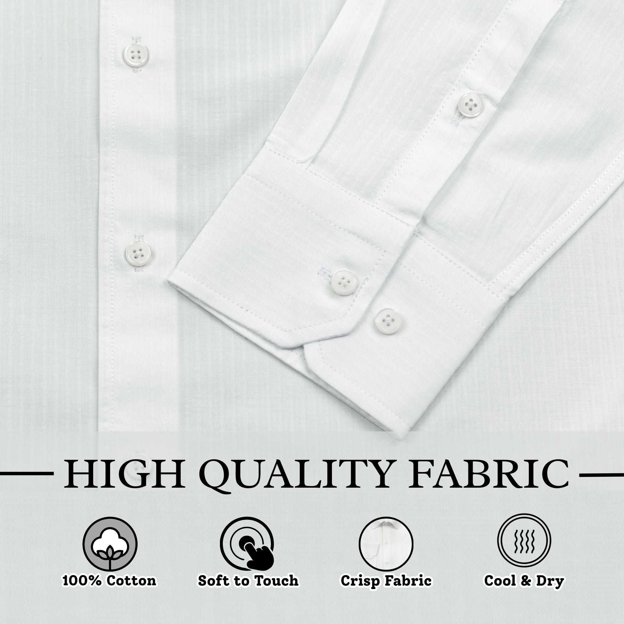 Wear Sierra Top Shelf Men's Cotton Long Sleeve Button Up Shirts in White