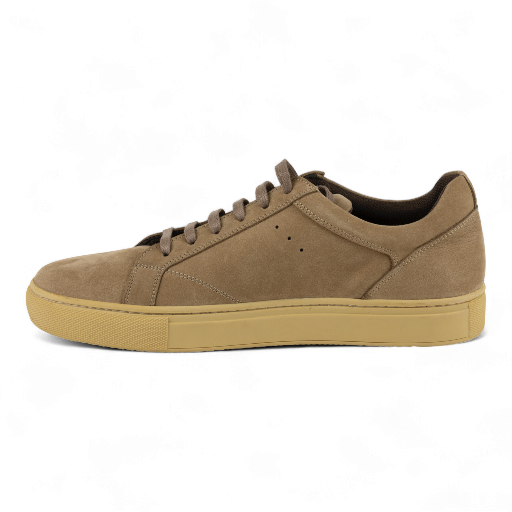 Men's Stylish Nubuck Leather Sneakers - Great for Casual Wear (Zinn Style)