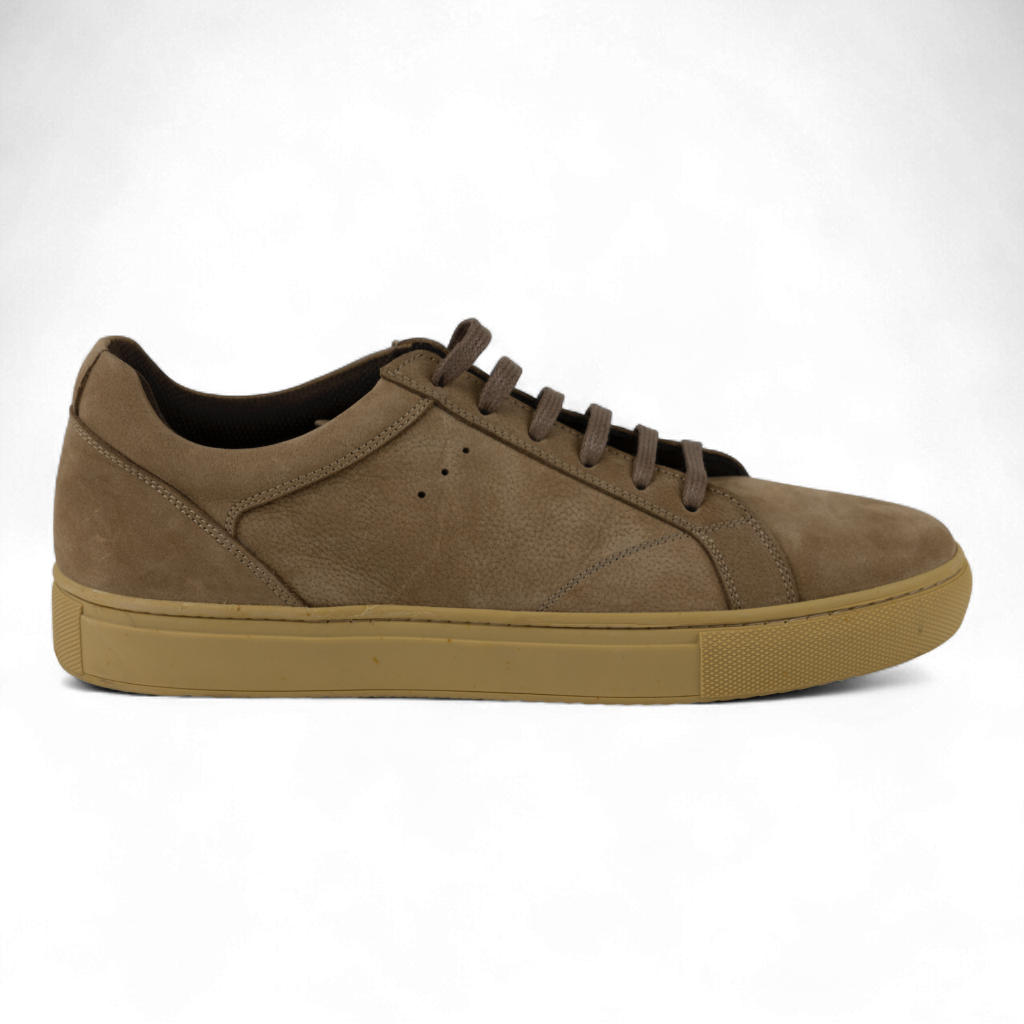 Men's Stylish Nubuck Leather Sneakers - Great for Casual Wear (Zinn Style)