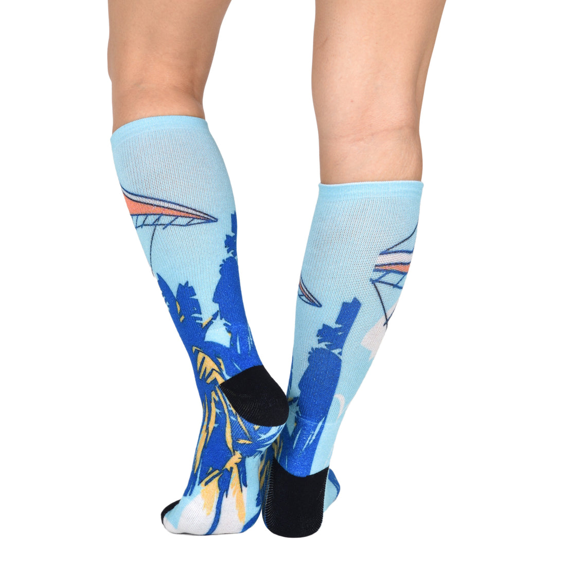 Men & Women's CoolMax Knee-High Socks, Nature Inspired Collection for Men & Women Eco-Friendly Knee High Socks