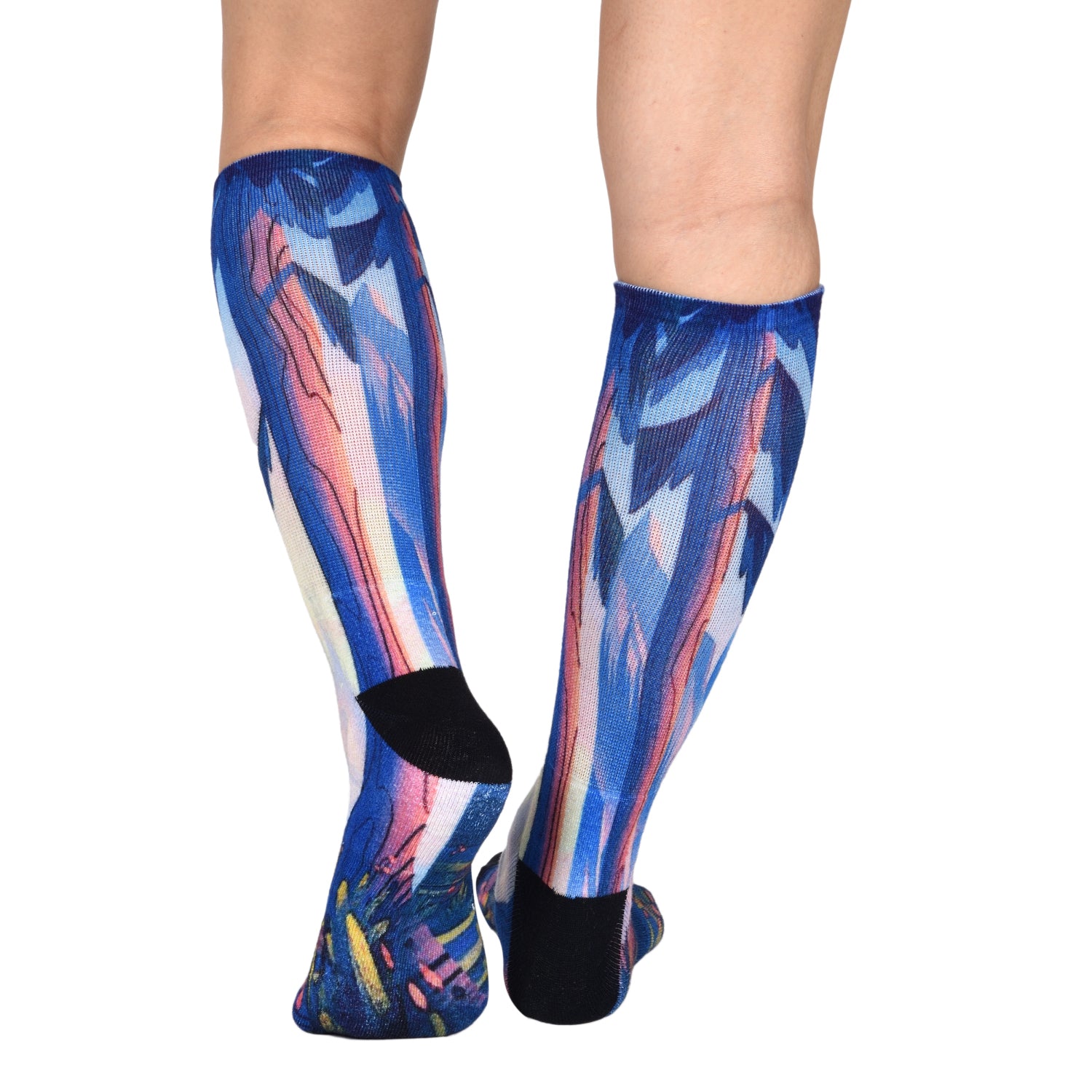 Men & Women's CoolMax Knee-High Socks, Nature Inspired Collection for Men & Women Eco-Friendly Knee High Socks