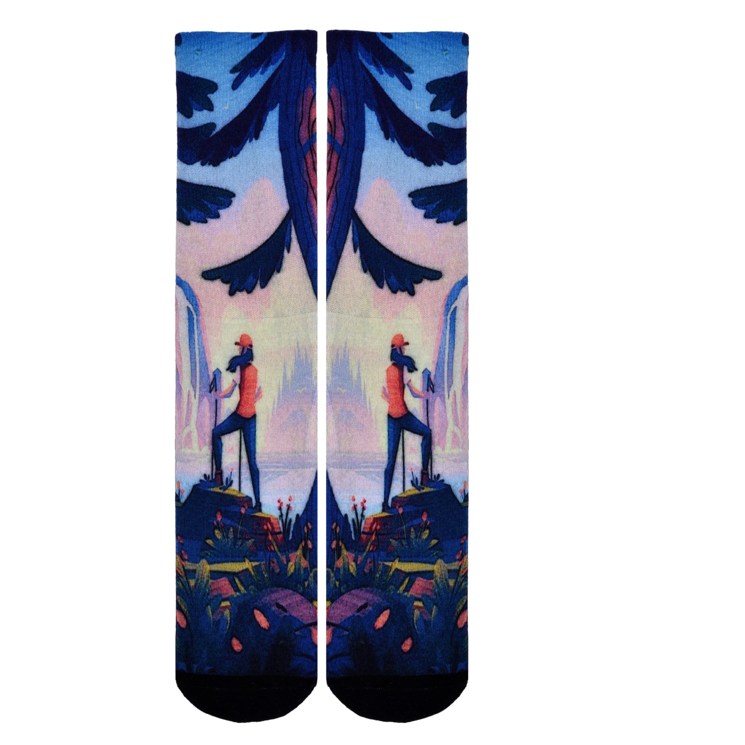 Men & Women's CoolMax Knee-High Socks, Nature Inspired Collection for Men & Women Eco-Friendly Knee High Socks
