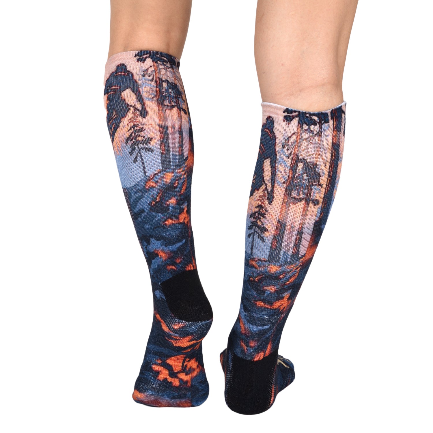 Men & Women's CoolMax Knee-High Socks, Nature Inspired Collection for Men & Women Eco-Friendly Knee High Socks