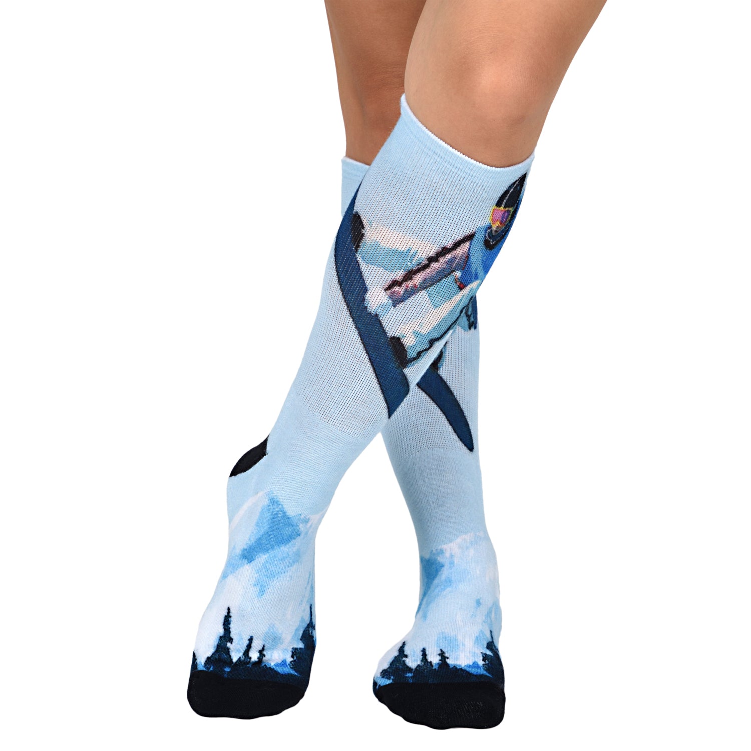 Men & Women's CoolMax Knee-High Socks, Nature Inspired Collection for Men & Women Eco-Friendly Knee High Socks