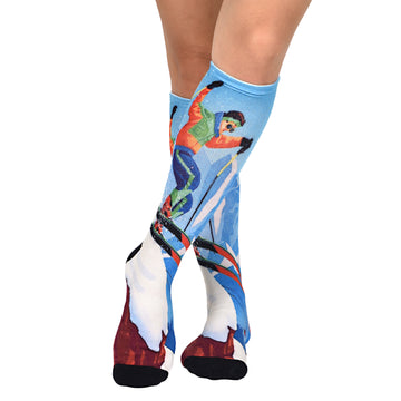 Men & Women's CoolMax Knee-High Socks, Nature Inspired Collection for Men & Women Eco-Friendly Knee High Socks