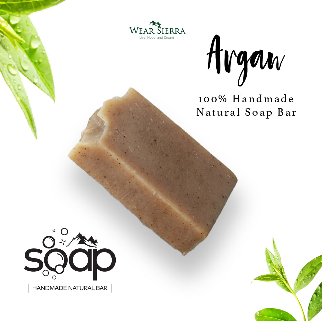 Handmade Natural Argan Bar Soap Pack Of 2, Beauty Bar, Gift For Her