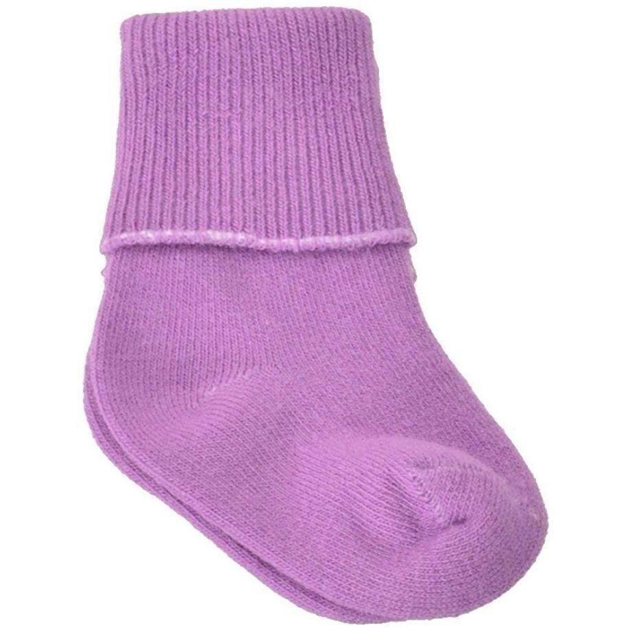 Newborn Baby Combed Cotton Seamless Toe 6 Pair White or 3 Pair Color Turn Cuff Bootie U78D
