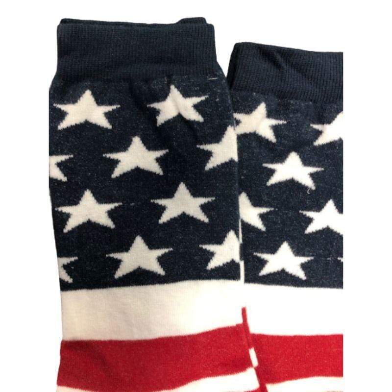 American Flag Patriotic Socks Made in USA
