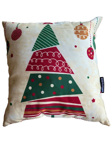 Abstract Christmas Tree Pattern Pillow Cover, Holiday, Decorating, Square 16" x 16" - Wear Sierra