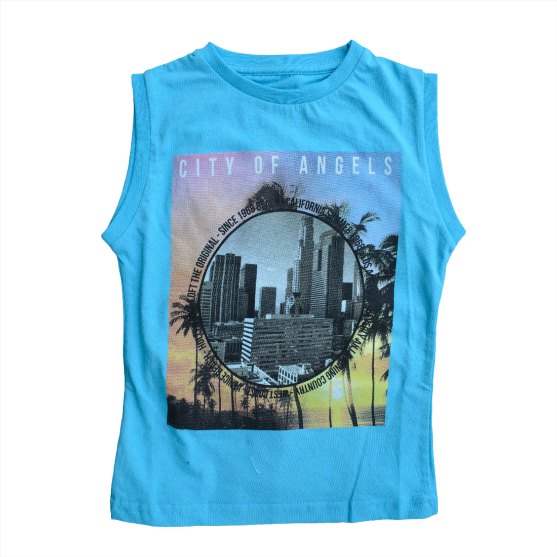 Children's  T-Shirt - Unisex T-Shirts Appeal - Sleeveless Crew Neck Cotton T-Shirts - Wear Sierra