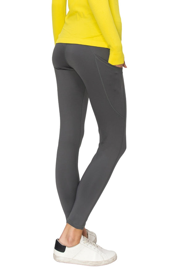 Women's High-Waist Leggings, Workout, Yoga, Running Pants with Pockets, Ankle-Length Activewear - Wear Sierra