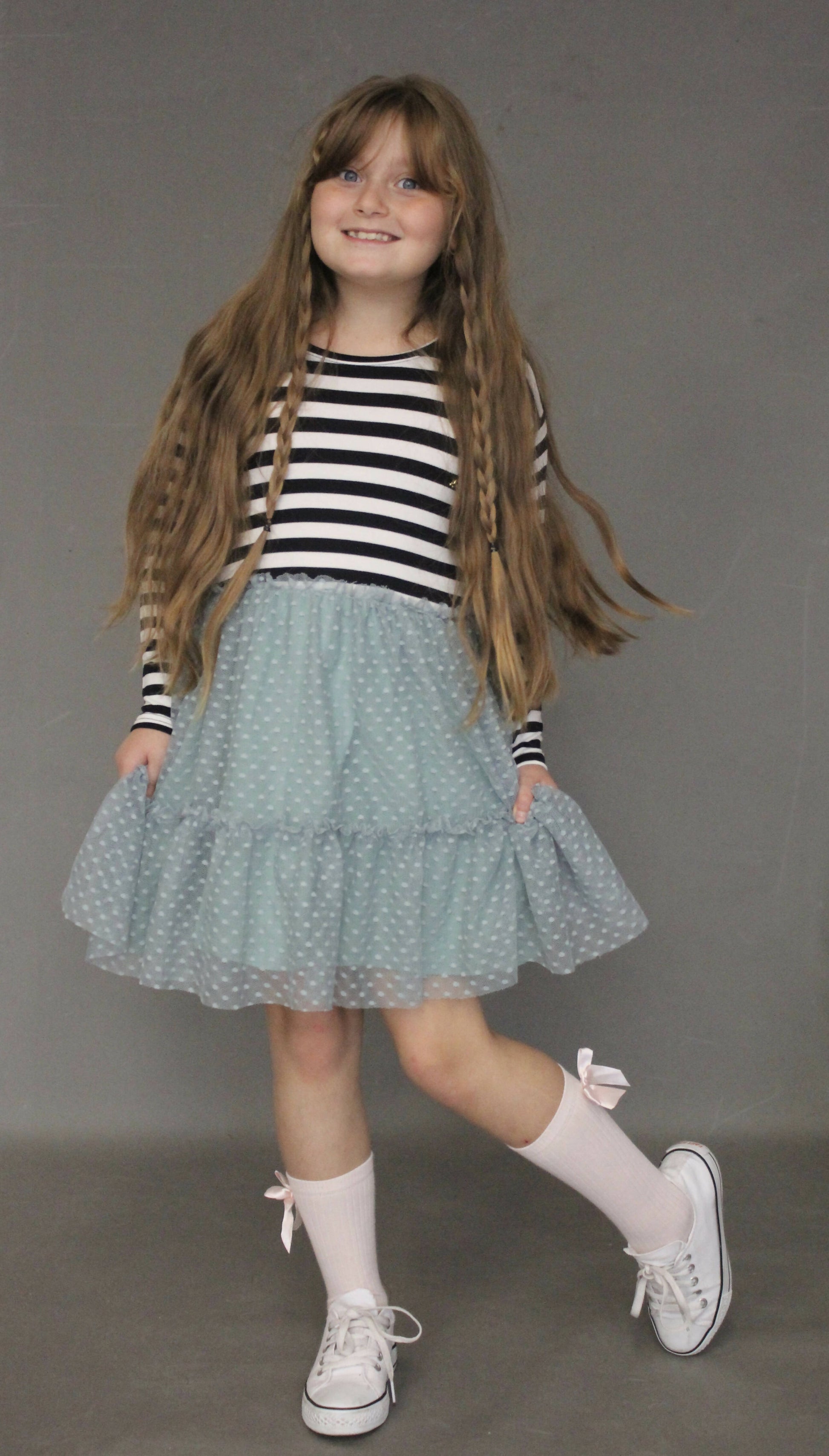 Lined Fit and Flare Combo Dress - Wear Sierra