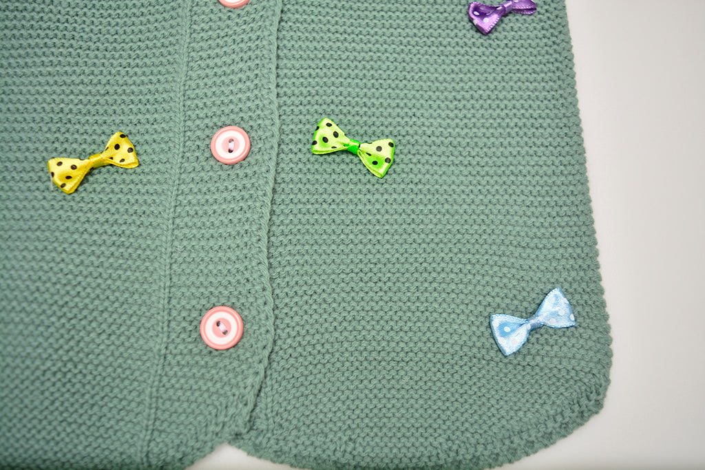 Wear Sierra Vest Bows Sweaters For Toddlers And Girls - Wear Sierra