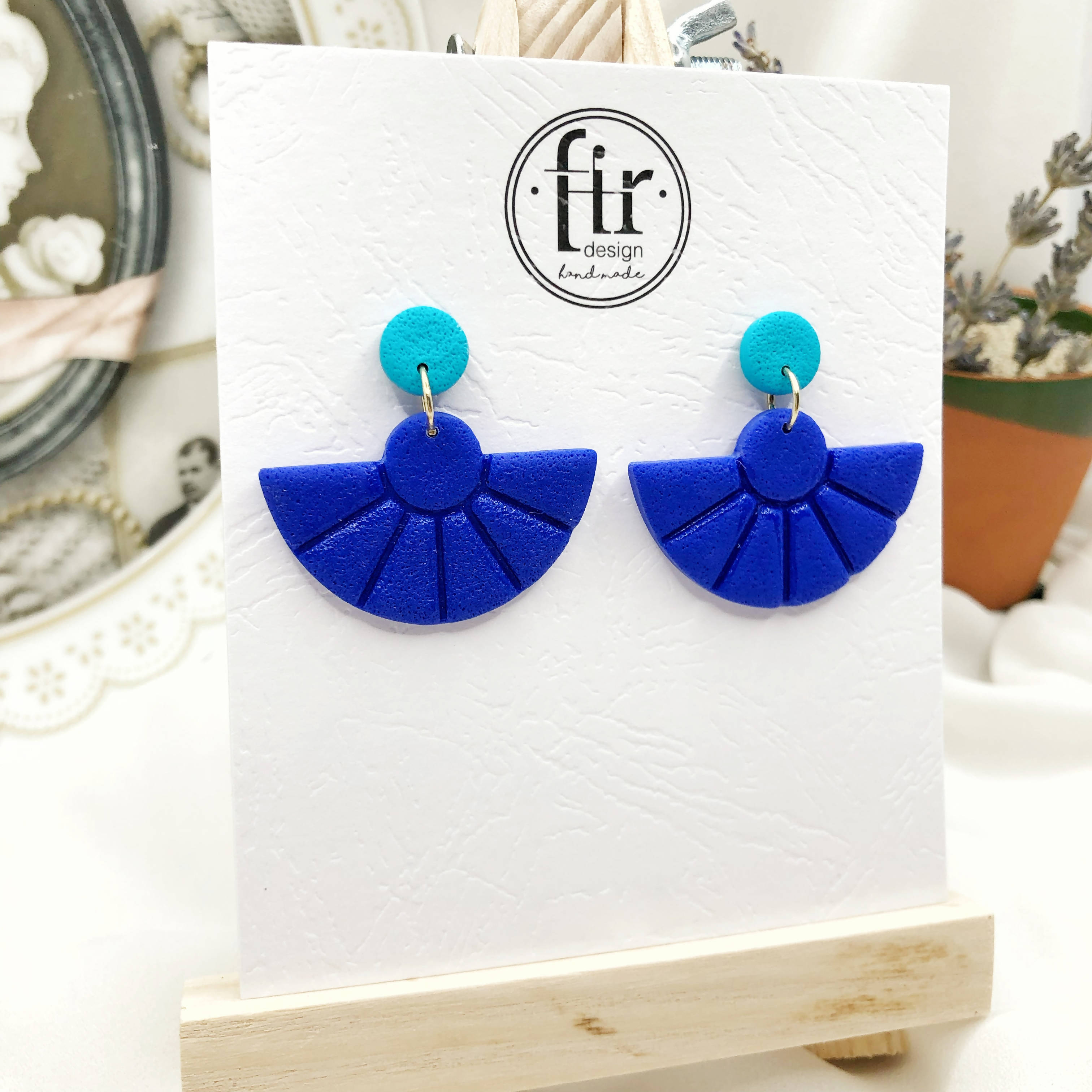 Sea Breeze Handmade Polymer Clay Earrings - Nickel Free Earrings - Wear Sierra