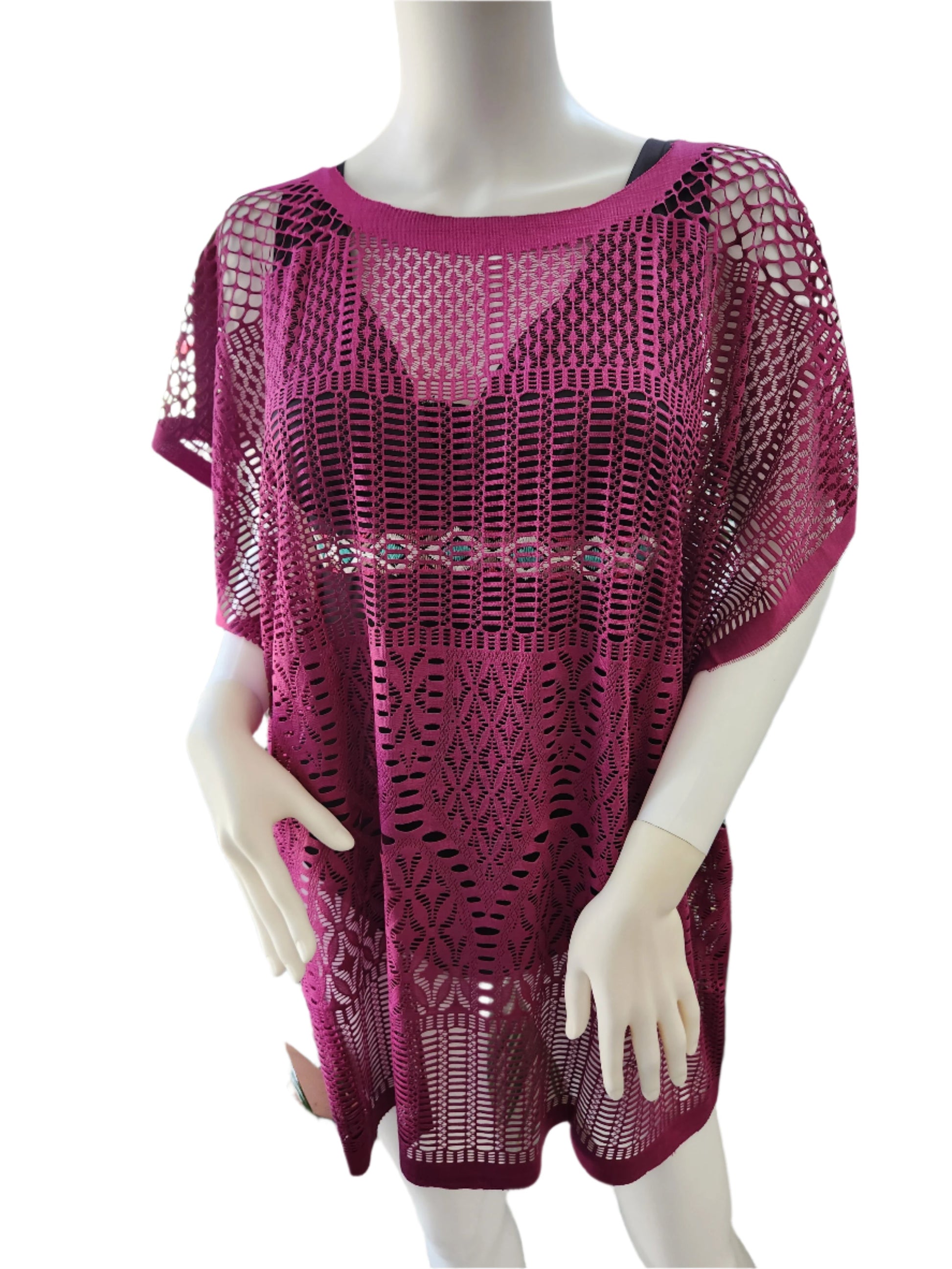Vibrant Beach Colorful Cover-Ups for Women - Stylish Designs for Vacations and Cruises - One Size Fits All - Easy Care - Multiple Color Options - Wear Sierra