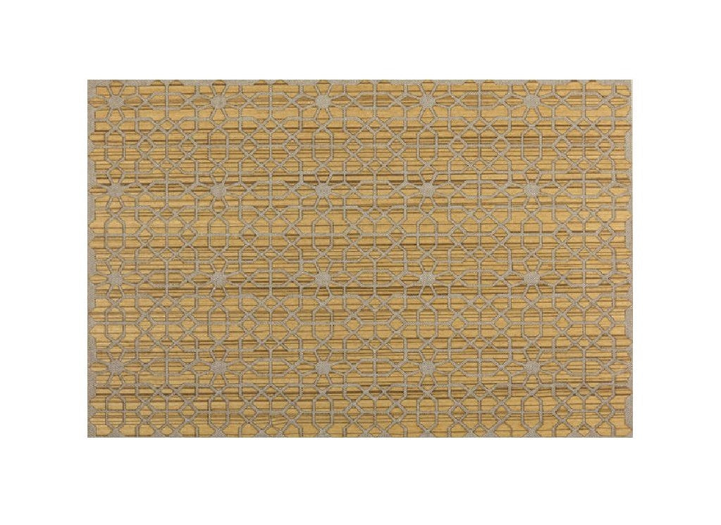 Arabesque Placemat Set, Neutral Place Setting, Unique 2D Wood Design - 2 piece Set - Wear Sierra