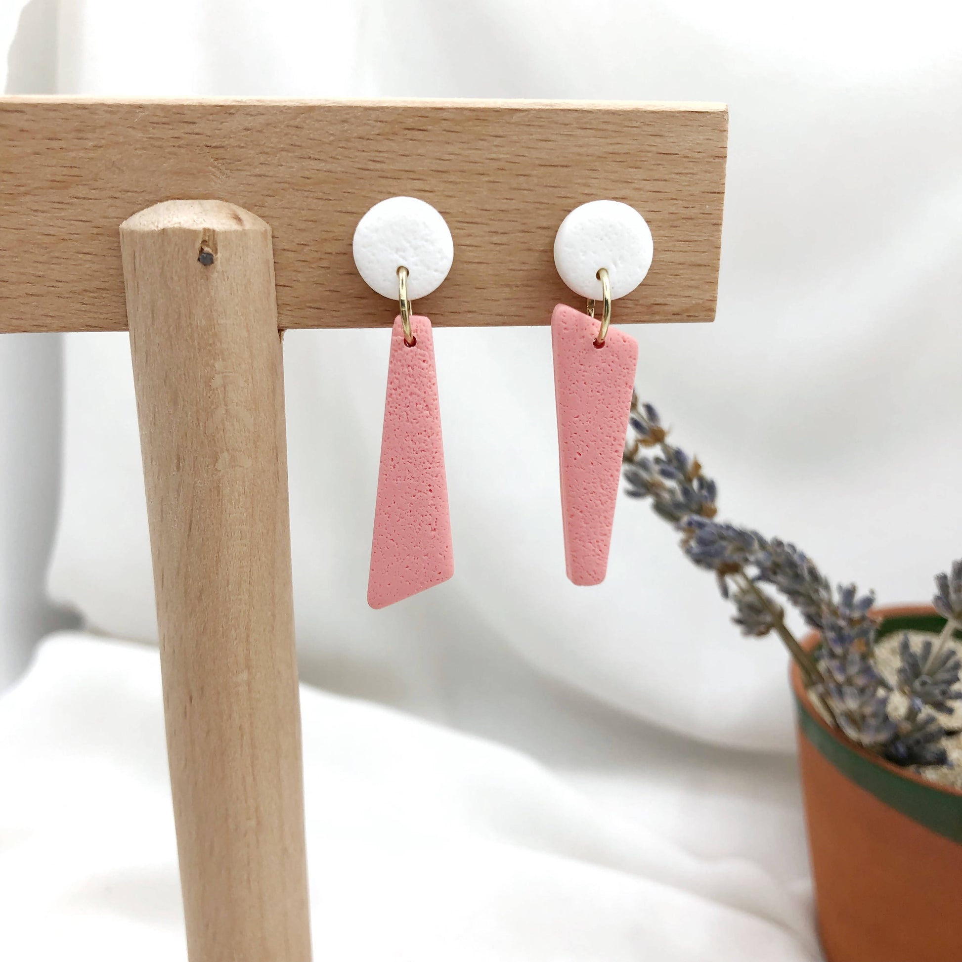 Stylish Asymmetrical Earrings - Anti Allergic Earbacks - Gift for Sister - Wear Sierra